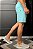 Short Linho Azul Piscina Vidic - Imagem 4