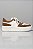 Tênis Sneaker Vidic Dublin Branco e Marrom - Imagem 1