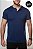 Camiseta Henley Algodão Egípcio Vidic Marinho - Imagem 3