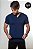 Camiseta Henley Algodão Egípcio Vidic Marinho - Imagem 4