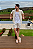 Camisa Linho Listrada Bege MC - Imagem 6