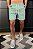 Short Linho Verde Claro Vidic - Imagem 1