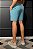 Short Linho Azul Turquesa Vidic - Imagem 2