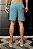 Short Linho Azul Turquesa Vidic - Imagem 3