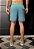 Short Linho Azul Turquesa Vidic - Imagem 2