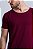 Camiseta Algodão Egípcio Vidic Gola Canoa Bordô - Imagem 2