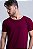 Camiseta Algodão Egípcio Vidic Gola Canoa Bordô - Imagem 3
