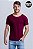 Camiseta Algodão Egípcio Vidic Gola Canoa Bordô - Imagem 1