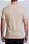 Camiseta Algodão Egípcio Vidic Gola Canoa Bege - Imagem 2