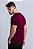 Camiseta Algodão Egípcio Vidic Gola Redonda Bordô - Imagem 2