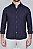 Camisa Linho Panamá Marinho Vidic - Imagem 1
