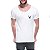 Camiseta Branca Gola Canoa Estampa V - Imagem 1