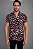 Camisa de Botão Geométrica Floral em Viscose - Imagem 4