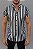 Camisa Masculina Listrada Linho - Imagem 1