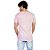 Camiseta Básica Gola Canoa Rosa VIDIC - Imagem 4