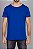 Camiseta Azul Gola Canoa Basica VIDIC - Imagem 1