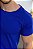 Camiseta Azul Gola Canoa Basica VIDIC - Imagem 2