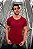 Camiseta Lisa Gola Canoa Vinho Vidic - Imagem 1