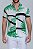 Camisa Floral Viscose com Listras Geométricas Vidic Verde - Imagem 1