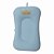 HIPER KIT almofada de banho Coroa Azul bebê + enxágue + termômetro + patinhos de borracha + roupão) - Imagem 2