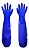 Luva Nitrilica Super Cano Longo 36+30cm Azul Super Safety - Imagem 1