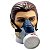 Máscara Semi facial Respirador Air San Com Filtro/ cartucho 400 A1 B1 Ca 12973 - Imagem 5
