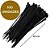 Abraçadeira Em Nylon 200mm X 2,50mm 100 Unidades Branco E Preto - Imagem 1