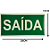 KIT 5 PLACAS DE SINALIZACAO SAIDA 13X26 FOTOLUMINESCENTE ANTICHAMA - Imagem 5