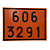 PLACA NUMEROLOGIA 30x40 E GAS INFLAMÁVEL 30x30 - Imagem 2
