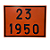 PLACA NUMEROLOGIA 30x40 E GAS INFLAMÁVEL 30x30 - Imagem 3