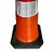 CORPO DO CONE COM BASE PRETA 75CM LARANJA PLASTCOR - Imagem 2