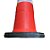 CORPO DO CONE COM BASE PRETA 75CM LARANJA PLASTCOR - Imagem 7