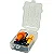 20 Pares Protetor Auditivo Plug Maxxi Silicone 18db Bicolor CA 11512 - Imagem 4