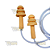 Protetor Auricular 3M Pomp Plus de Silicone Cordão de Silicone CA 5745 - Imagem 3