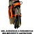 Kit Cinto Paraquedista 7 Argolas + Talabarte Y elastico + Talabarte Posicionamento Em Corda CA 39134 - Imagem 6