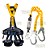 Kit Cinto Paraquedista Em Y 7033 GRE AC Com Talabarte Elastico Athenas CA 39538 - Imagem 3