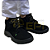 BOTINA NOBUCK PRIMAVERA BICO PVC PS 139 PRETA C.A 40677 - Imagem 4