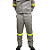 Conjunto Calça e Camisa NR10 Cinza Risco 2 ATPV 11 Guardian DX Para Arco Elétrico Refletivo com Bolso CA 46298 - Imagem 3