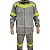 Conjunto Calça e Camisa NR10 Cinza Risco 2 ATPV 11 Guardian DX Para Arco Elétrico Refletivo com Bolso CA 46298 - Imagem 1