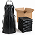 Kit Com 10 Avental Impermeável em Pvc Preto Maicol CA 38302 - Imagem 2