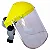 Protetor Facial Viseira Policarbonato Incolor Com Catraca 8 plegadas PPO 03 Proteplus CA 40338 - Imagem 4
