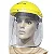 Protetor Facial Viseira Policarbonato Incolor Com Catraca 8 plegadas PPO 03 Proteplus CA 40338 - Imagem 5