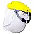Protetor Facial Viseira Policarbonato Incolor Com Catraca 8 plegadas PPO 03 Proteplus CA 40338 - Imagem 1