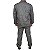 Conjunto Calça E Camisa Brim Uniforme Para Trabalho Cinza - Imagem 8