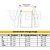 Conjunto Calça E Camisa Brim Uniforme Para Trabalho Cinza - Imagem 3