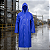 Capa de Chuva Em Pvc Trevira Longa Forrada Azul CA 35562 - Imagem 1