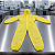 Macacão de Proteção Protection Plus Amarelo Alta Proteção Química CA 44163 - Imagem 4