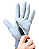 Luva Anti Corte com banho nitrilico Flex Cut Handex CA 42254 - Imagem 1
