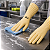Luva Latex Ranhurada Punho Longo Flex Handex C.A 48645 Com 12 pares - Imagem 3
