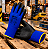 Luva Multitato azul e preta Com Banho Nitrílico Nitril Wave Handex CA 46692 - Imagem 5
